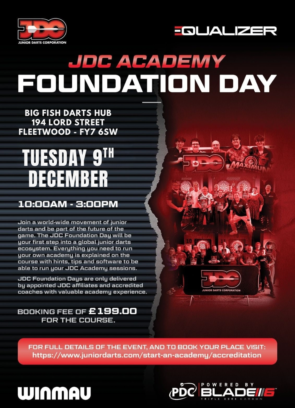 JDC FOUNDATION DAY - 9TH DECEMBER - FLEETWOOD