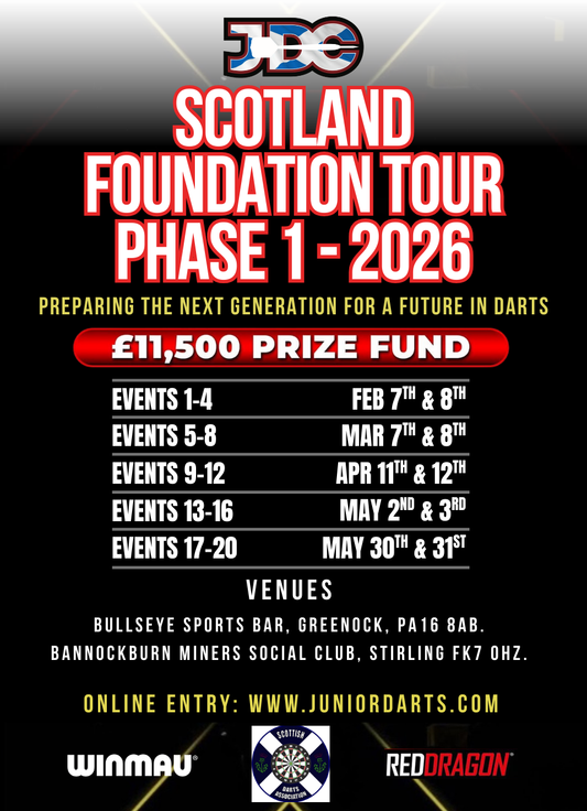 FOUNDATION TOUR PHASE 1 - SCOTLAND EVENTS 1-4