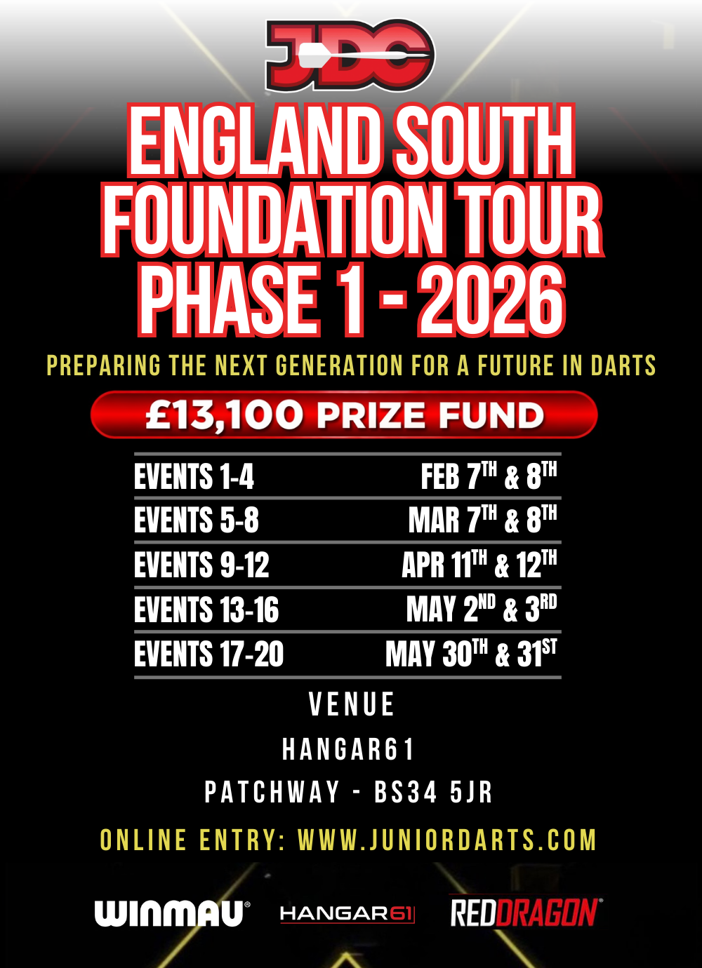 FOUNDATION TOUR PHASE 1 - SOUTH EVENTS 9-12