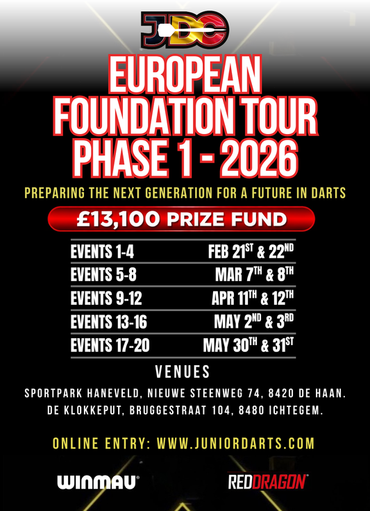 FOUNDATION TOUR PHASE 1 - BELGIUM EVENTS 5-8