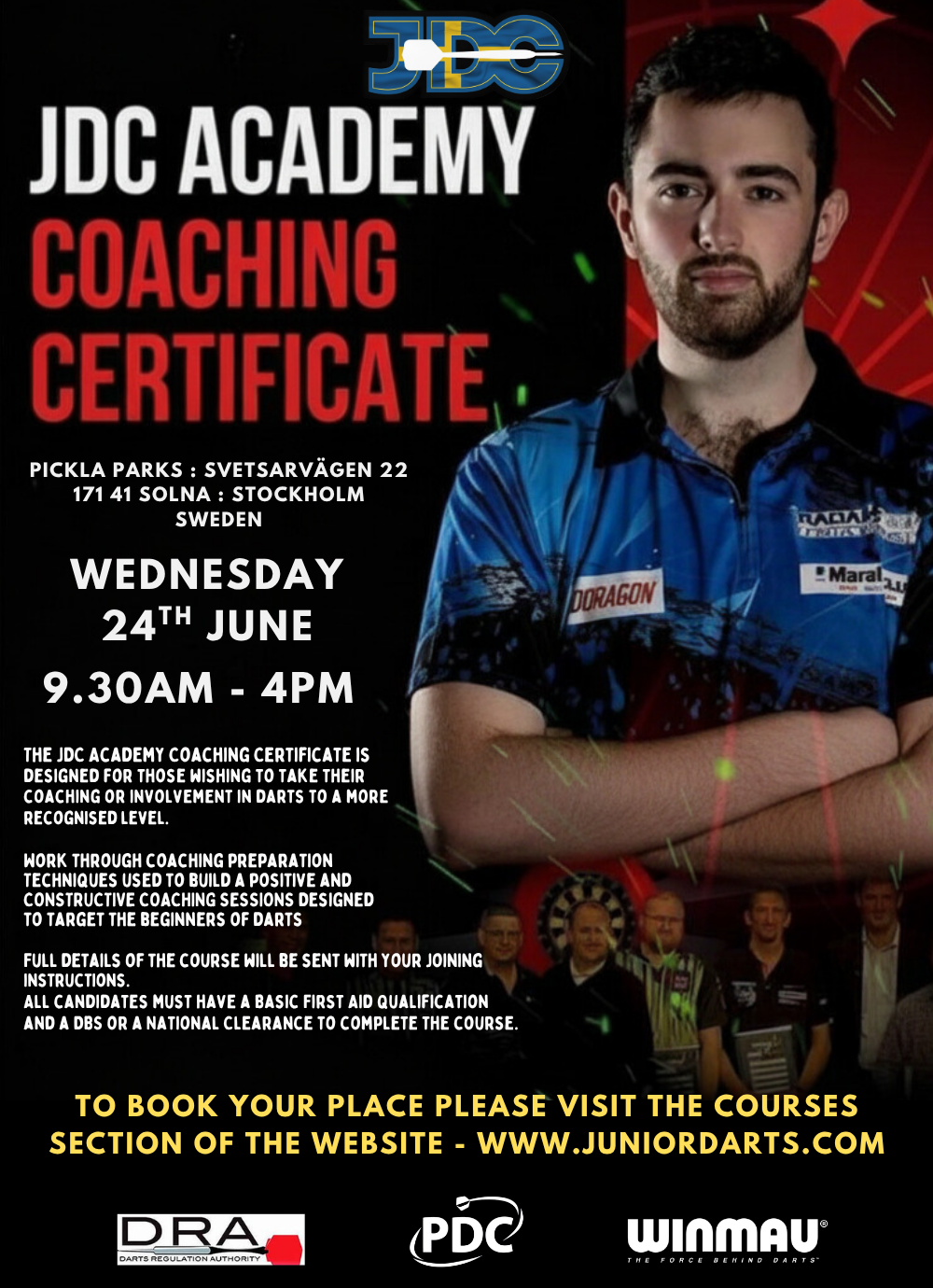 JDC LEVEL 1 COACHING COURSE - SWEDEN