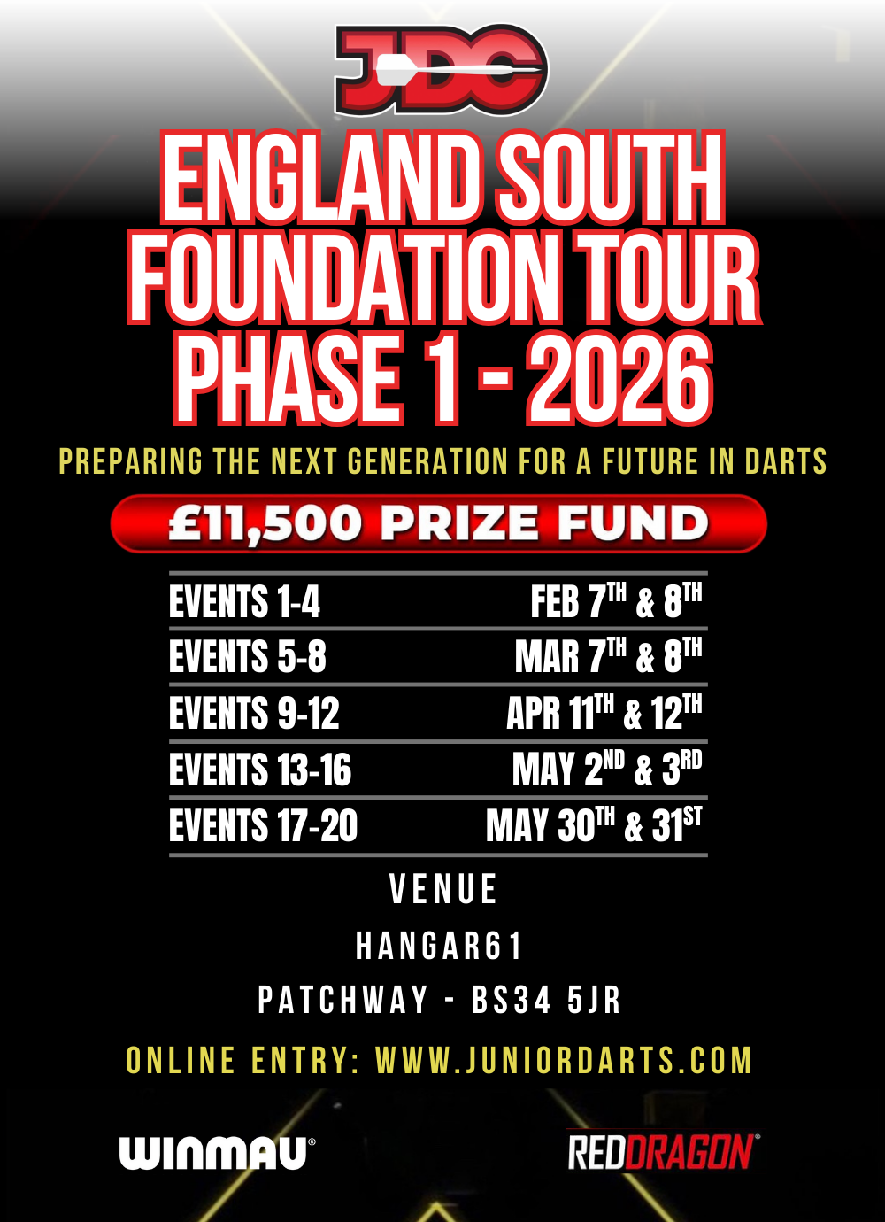 FOUNDATION TOUR PHASE 1 - SOUTH EVENTS 5-8